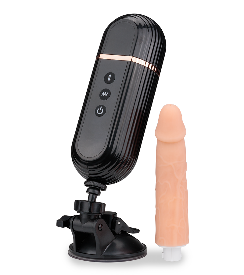 Ferngesteuerter Stoßdildo mit Vibration und Saugnapf Owen
