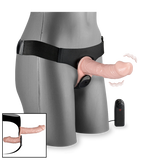 Ferngesteuerter Umschnallvibrator mit Innendildo