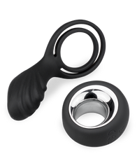 Laden Sie das Bild in den Galerie-Viewer, Ferngesteuerter Vibrator mit Penis- und Hodenring für Paare