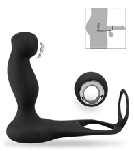 Laden Sie das Bild in den Galerie-Viewer, Ferngesteuertes Prostata-Sextoy mit Penis- und Hodenring