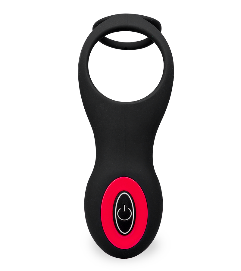 Ferngesteuertes Prostata-Sextoy mit Penis- und Hodenring