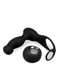 Laden Sie das Bild in den Galerie-Viewer, Ferngesteuertes Prostata-Sextoy mit Penis- und Hodenring
