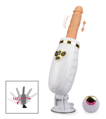 Fickmaschine mit Heizdildo und 16 Stufen