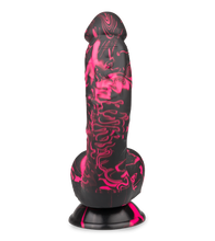 Laden Sie das Bild in den Galerie-Viewer, Gebogener Silikon-Dildo mit Saugnapf