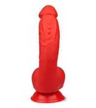 Laden Sie das Bild in den Galerie-Viewer, Gebogener Silikon-Dildo mit Saugnapf