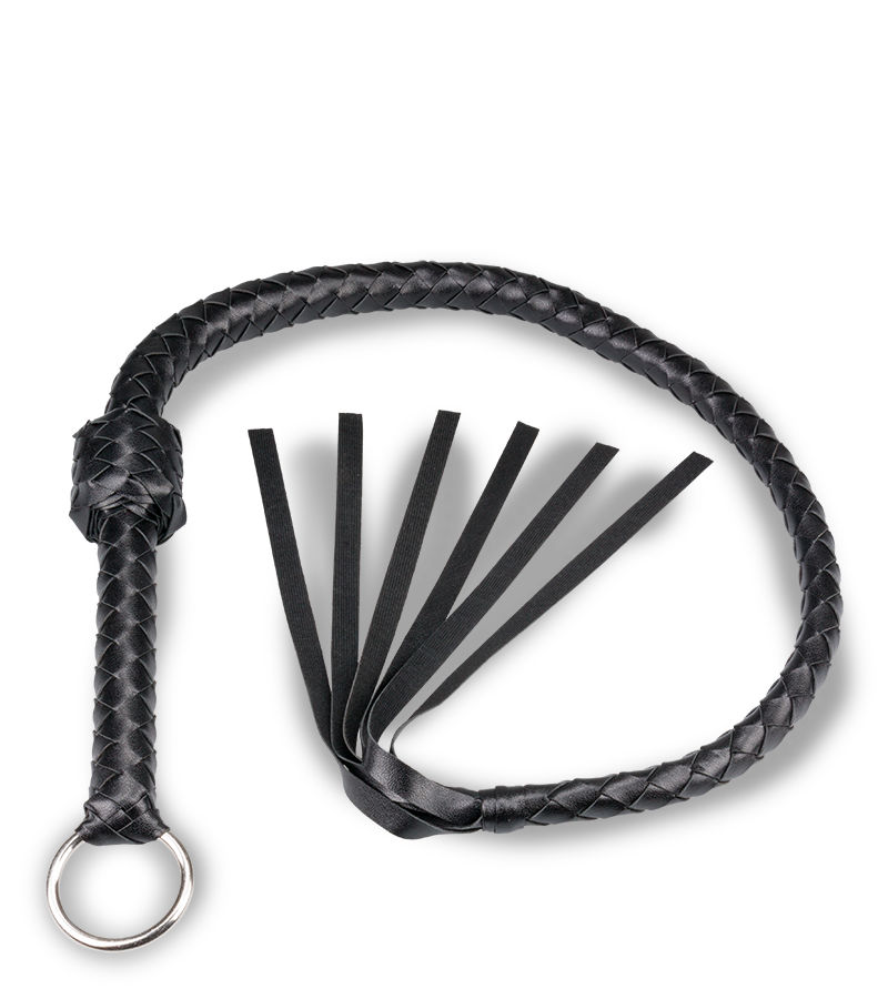 Geflochtene BDSM-Peitsche 105 cm