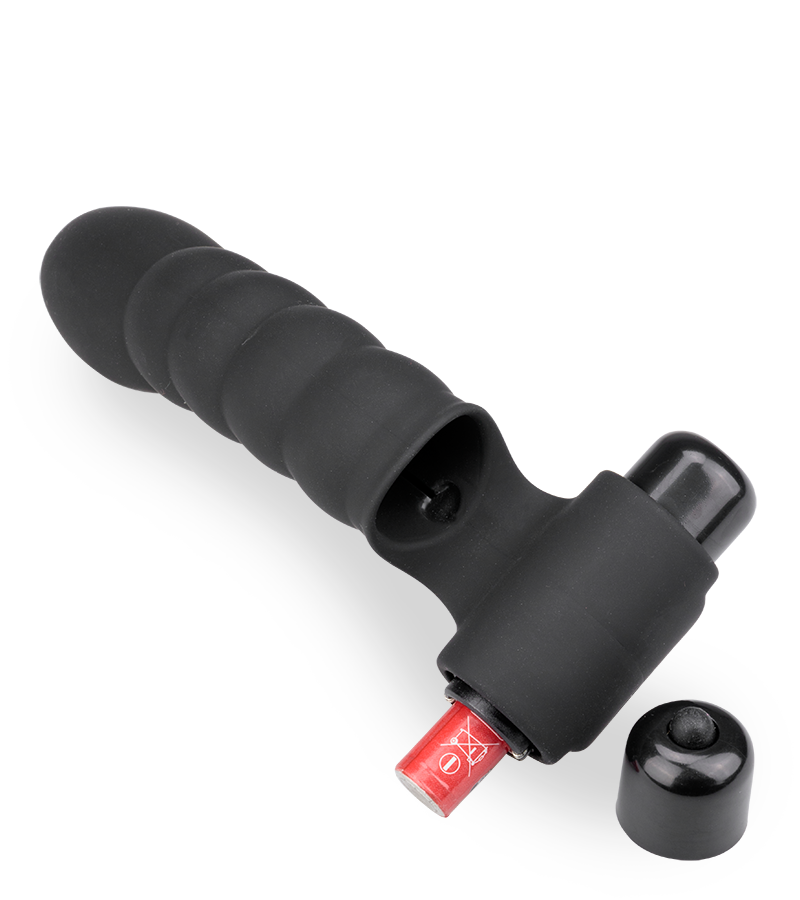 Genoppter Fingervibrator für G-Punkt und Prostata
