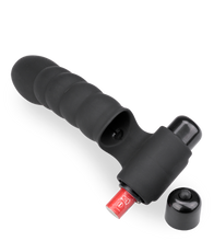 Laden Sie das Bild in den Galerie-Viewer, Genoppter Fingervibrator für G-Punkt und Prostata