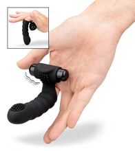 Laden Sie das Bild in den Galerie-Viewer, Genoppter Fingervibrator für G-Punkt und Prostata