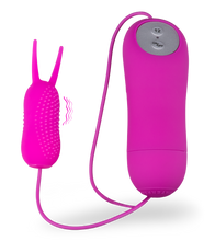 Laden Sie das Bild in den Galerie-Viewer, Genoppter Klitorisstimulator Pink Devil