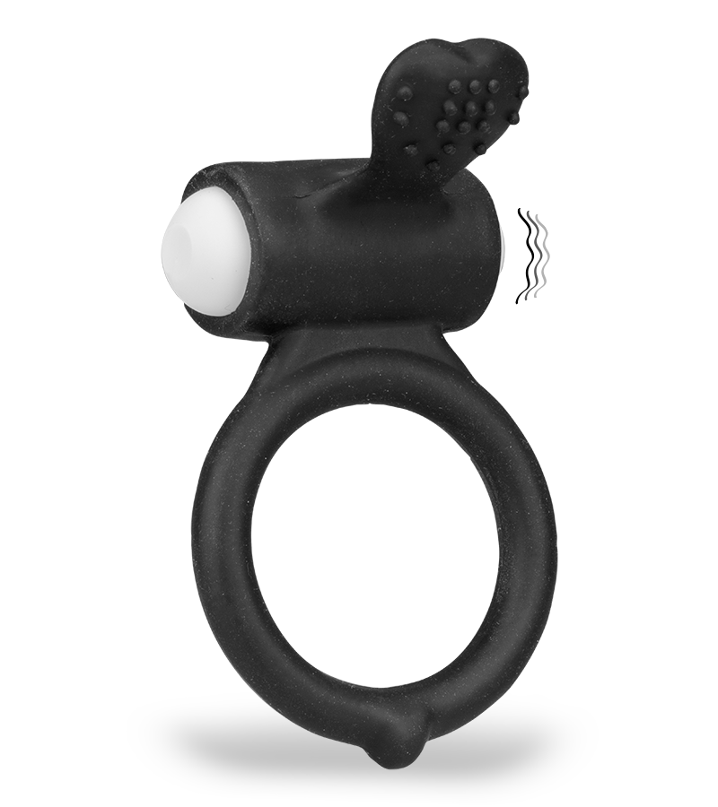 Genoppter Vibro-Penisring aus Silikon