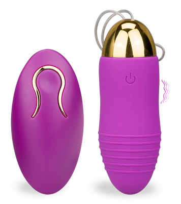 Gerilltes Vibro-Ei mit Funkfernbedienung 12 Modi