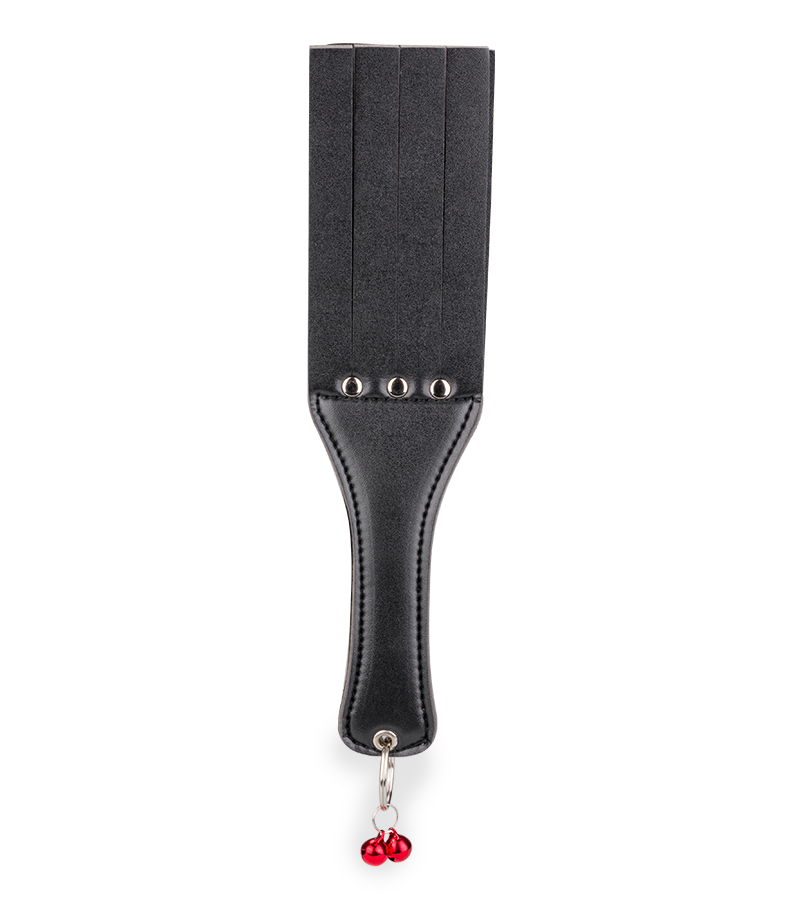Geschlitztes BDSM-Paddle mit Glöckchen