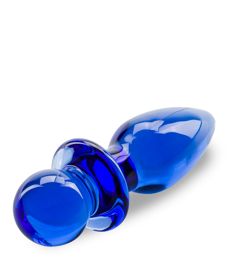 Glas-Analplug Zapfen