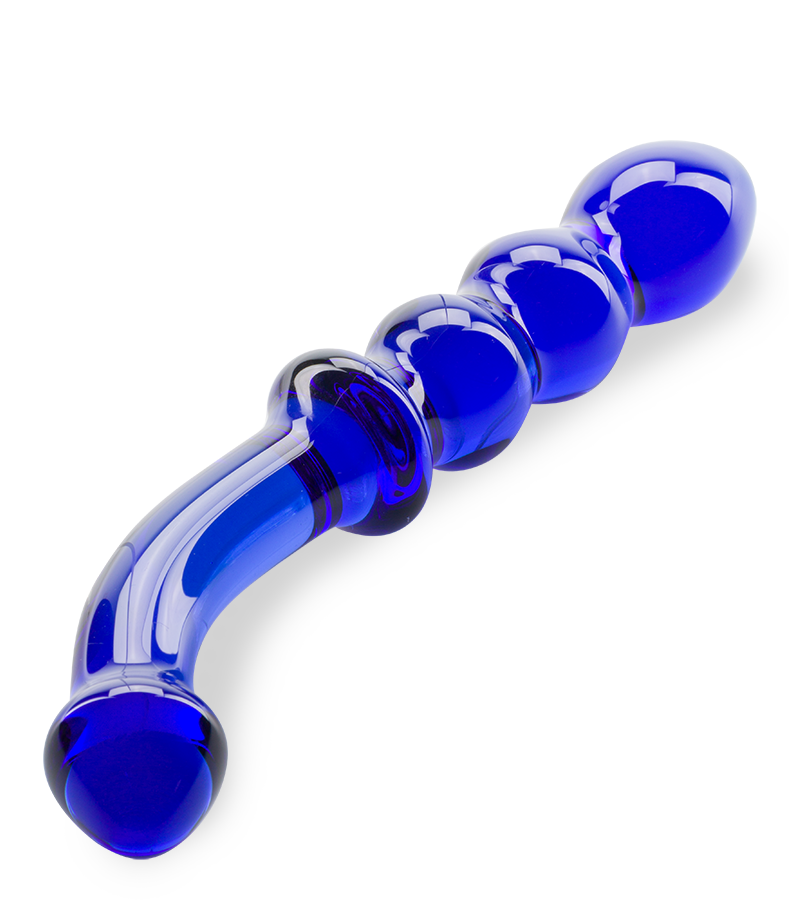 Glasdildo Blueberry