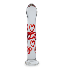 Laden Sie das Bild in den Galerie-Viewer, Glasdildo Heart Bubble