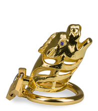 Laden Sie das Bild in den Galerie-Viewer, Goldfarbener Peniskäfig chinesisches Sternzeichen Drache