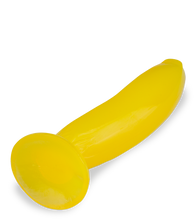 Laden Sie das Bild in den Galerie-Viewer, Großer Bananen-Analplug mit Saugfuß