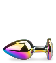 Laden Sie das Bild in den Galerie-Viewer, Großer Rosebud-Plug in Regenbogenfarben