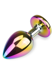 Laden Sie das Bild in den Galerie-Viewer, Großer Rosebud-Plug in Regenbogenfarben