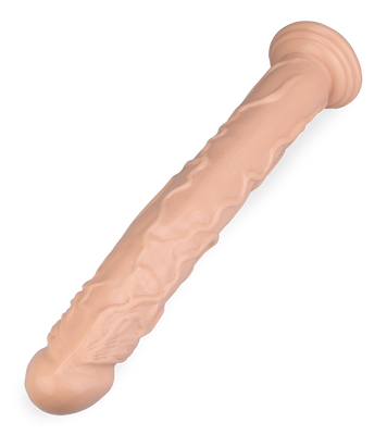 Großer Saugnapf-Dildo mit Aderung Dustin