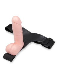 Laden Sie das Bild in den Galerie-Viewer, Großer Strapon-Dildo mit O-Ring