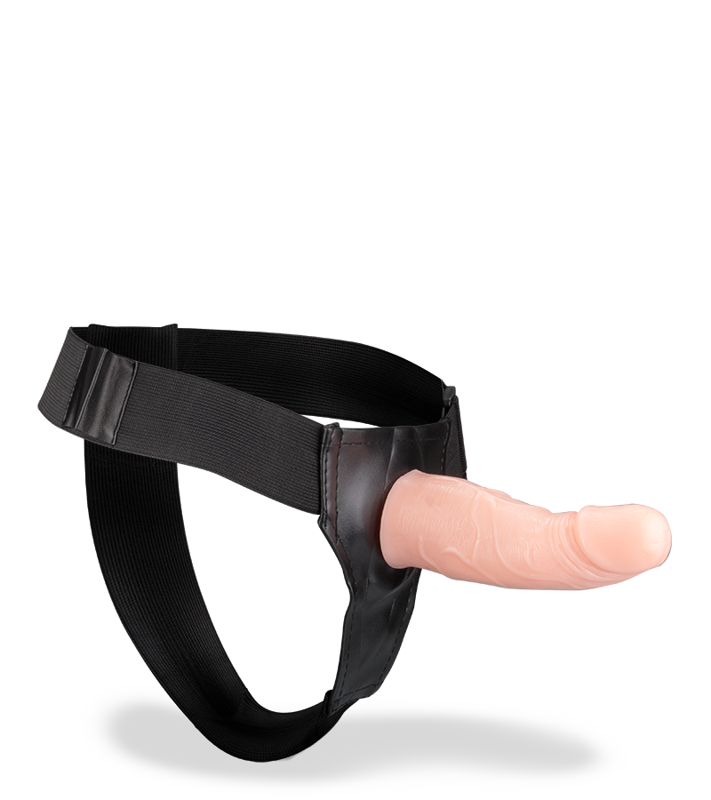 Hohler Dildo-Vibrator zum Umschnallen