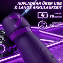 Laden Sie das Bild in den Galerie-Viewer, ultrarealistische Vaginette mit 9 Vibrations- und Saugmodi, freihändiger Masturbator für Männer, Sexspielzeug mit App-Steuerung, 3D-Vibration