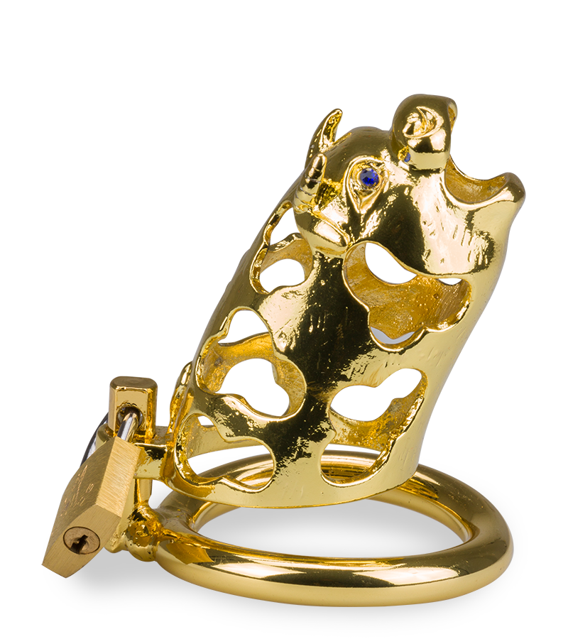 Keuschheitskäfig chinesisches Sternzeichen goldener Büffel