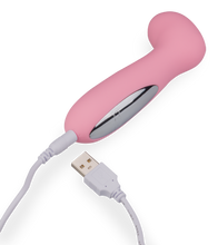Laden Sie das Bild in den Galerie-Viewer, Kleiner Klitoris- und G-Punkt-Vibrator mit gekrümmter Spitze