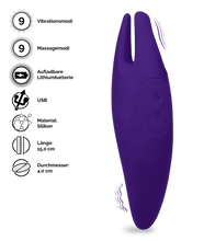 Laden Sie das Bild in den Galerie-Viewer, Klitoris-Massager mit Vibration Chiara