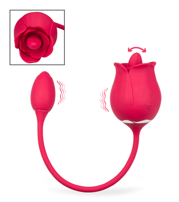 Klitorisstimulator mit Vibroei Blooming