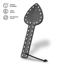 Laden Sie das Bild in den Galerie-Viewer, Kunstleder-Paddle mit Nieten Spade