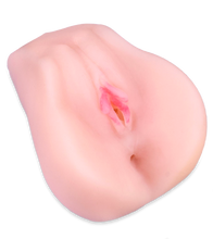 Laden Sie das Bild in den Galerie-Viewer, Lebensgroße Gummimuschi Vagina und Anus mit Vibration