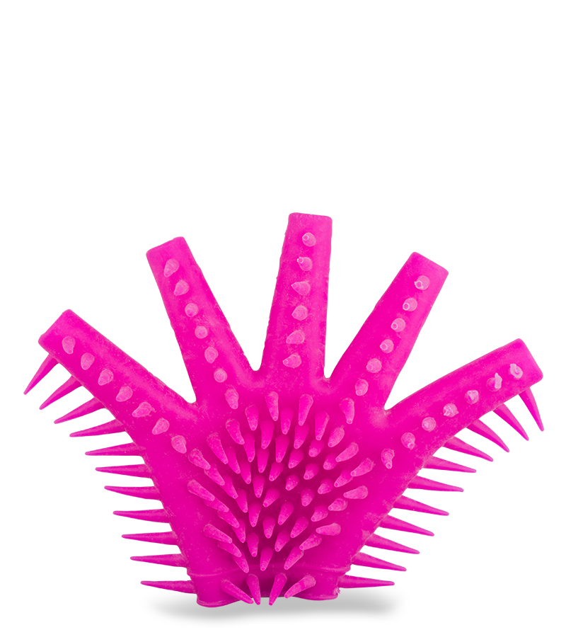 Masturbationshandschuh mit weichen Noppen