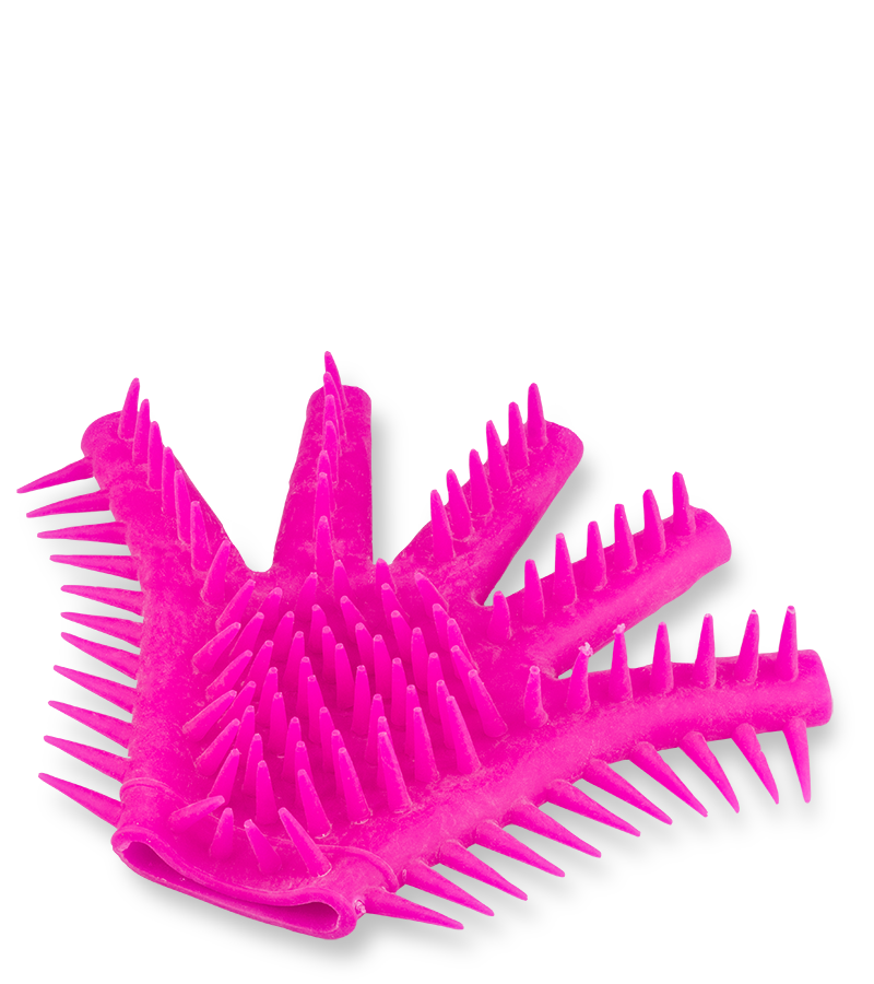 Masturbationshandschuh mit weichen Noppen