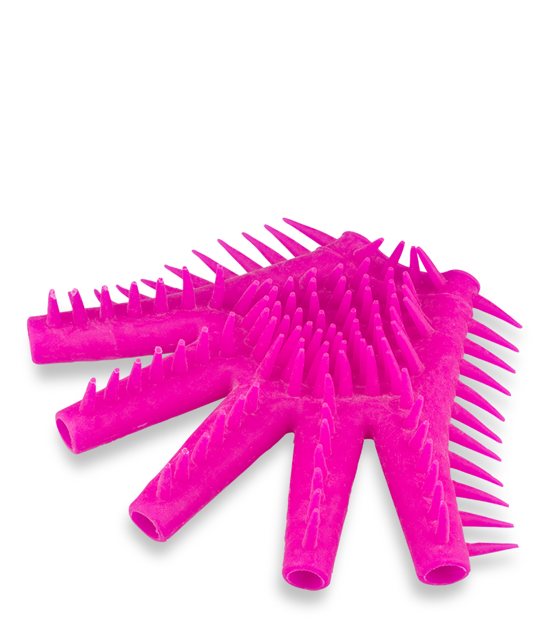 Masturbationshandschuh mit weichen Noppen
