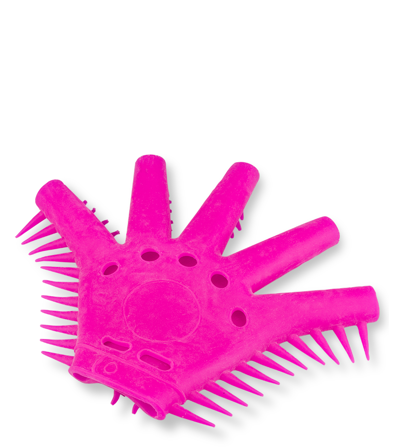 Masturbationshandschuh mit weichen Noppen