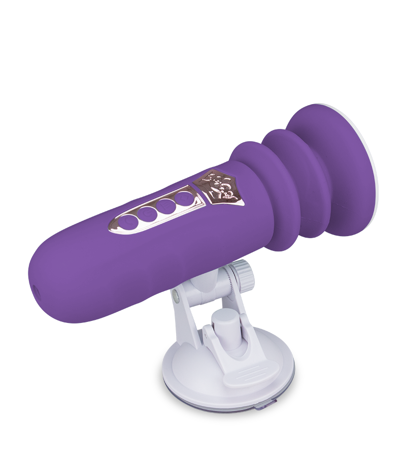 Mini-Sexmaschine mit Saugnapfdildo
