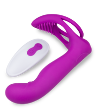 Laden Sie das Bild in den Galerie-Viewer, Multifunktionsvibrator mit Cockring Poly