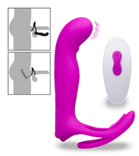 Laden Sie das Bild in den Galerie-Viewer, Multifunktionsvibrator mit Cockring Poly