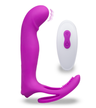 Laden Sie das Bild in den Galerie-Viewer, Multifunktionsvibrator mit Cockring Poly