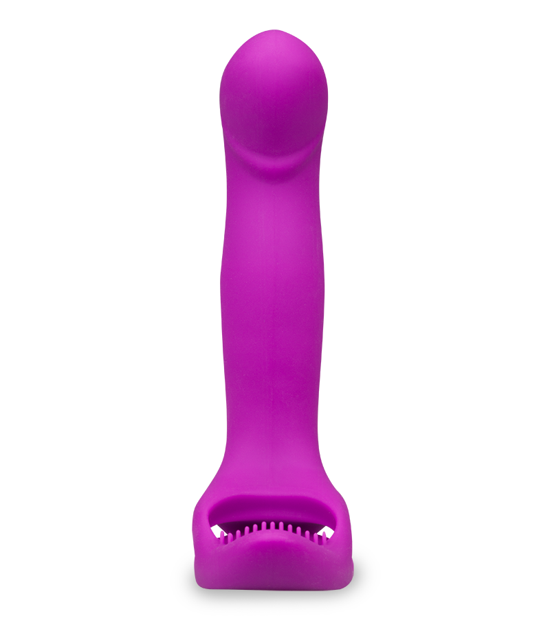 Multifunktionsvibrator mit Cockring Poly