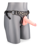 Naturdildo mit O-Ring-Gurt