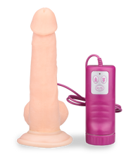 Laden Sie das Bild in den Galerie-Viewer, Naturdildo mit Rotationsfunktion und Saugfuß