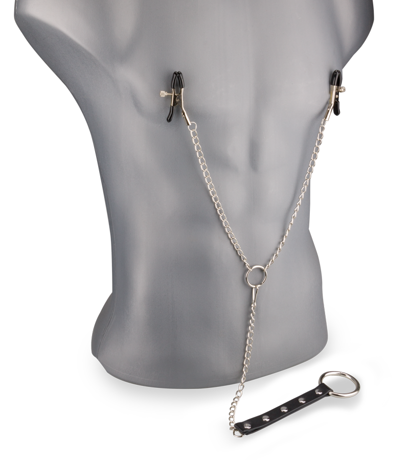 Nippelklemmen + Metall-Penisring