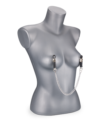 Nippelklemmen mit Gewicht und Kette