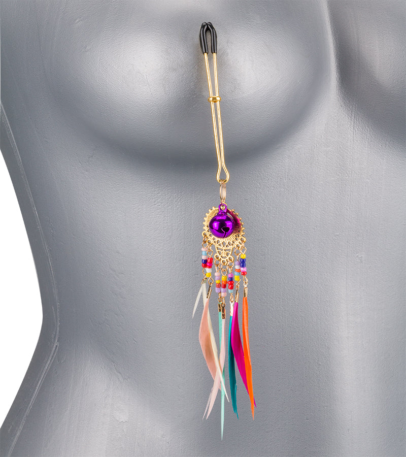 Nippelklemmen mit Glöckchen Rio