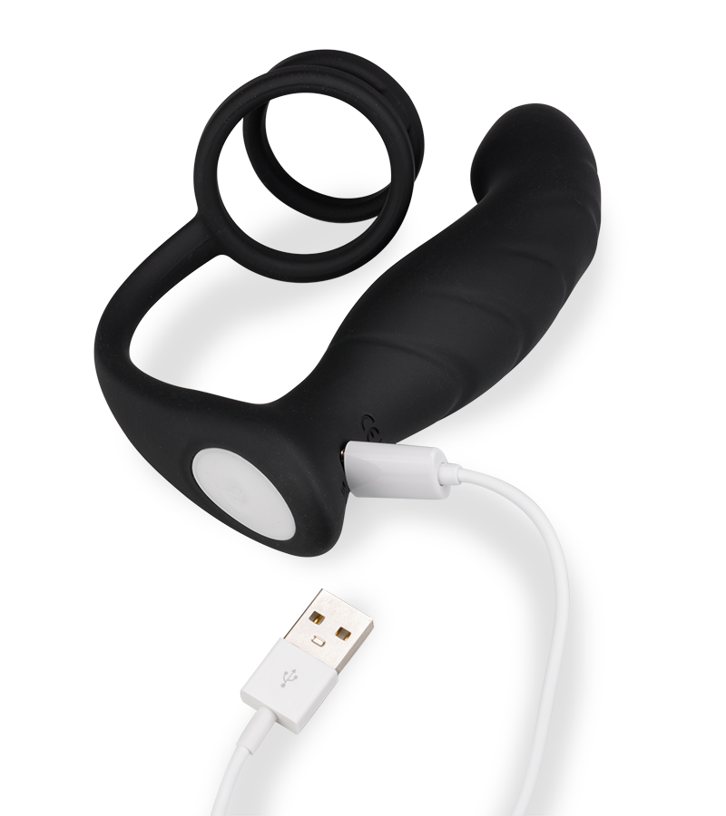 P-Punkt-Vibrator mit Doppel-Cockring Wandering
