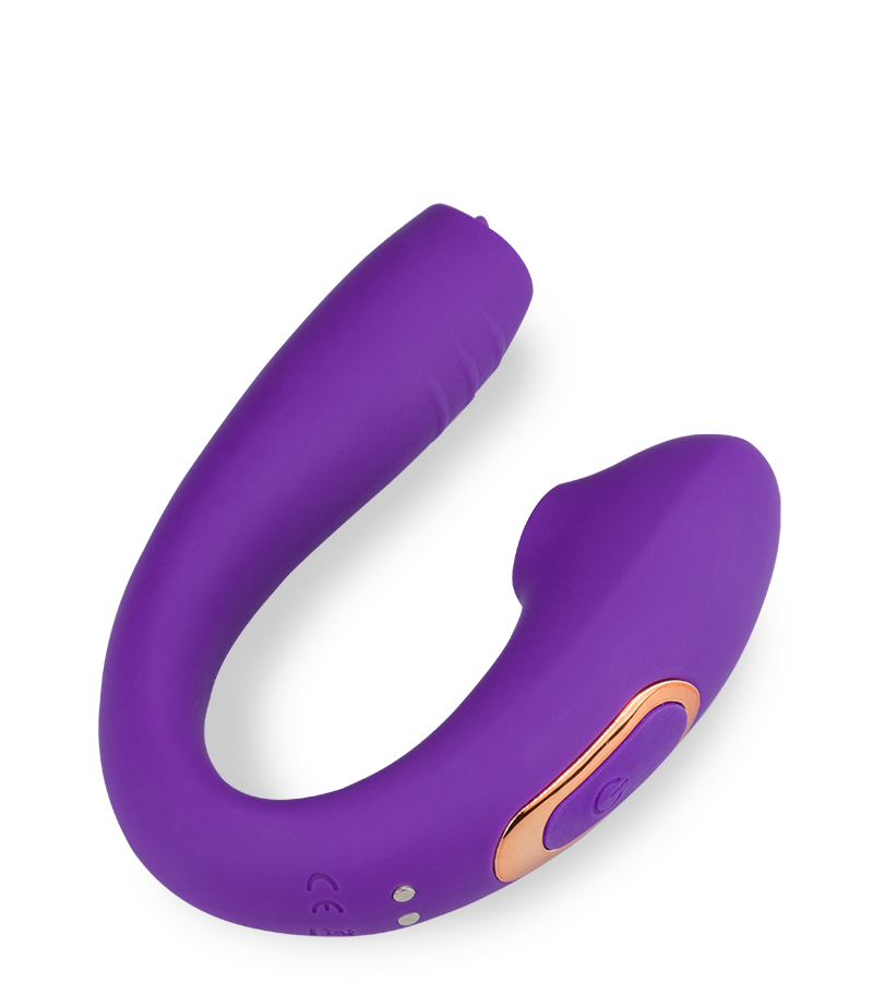 Paarvibrator und Druckwellenstimulator Ades